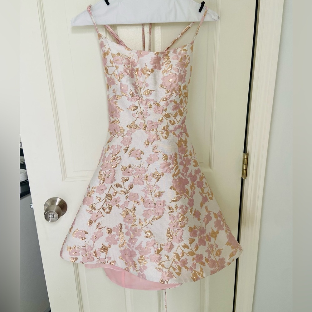 B Darlin Juniors Lace-Up A-Line Dress. Size 9/10